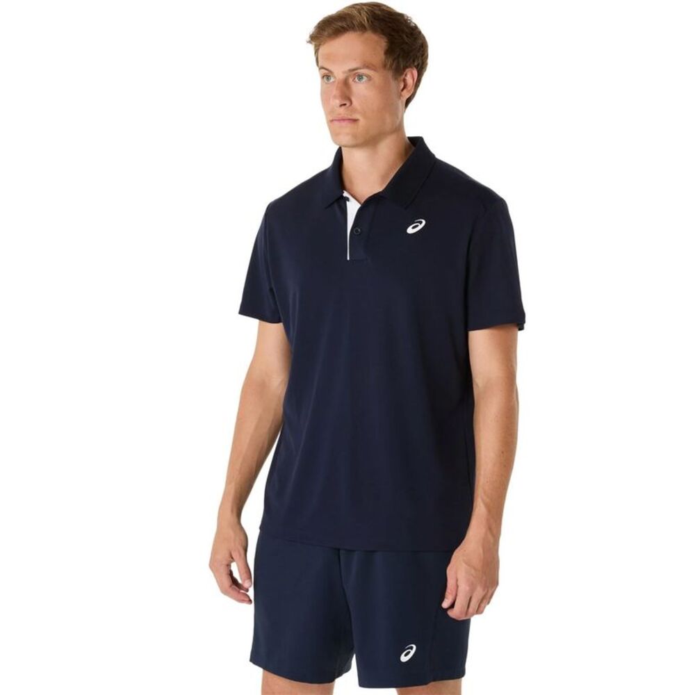 Asics Mens Lightweight Tennis Polo Shirt / Blue